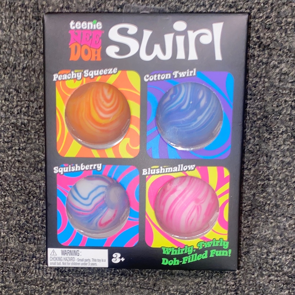 Teenie Nee Doh Swirl Stress Balls